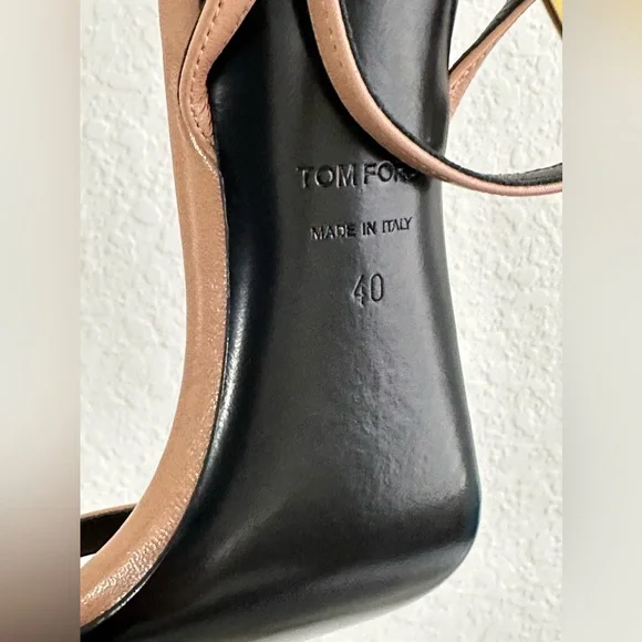 Tom Ford 105mm Lock & Key Stiletto Sandals (new) - Picture 5 of 6